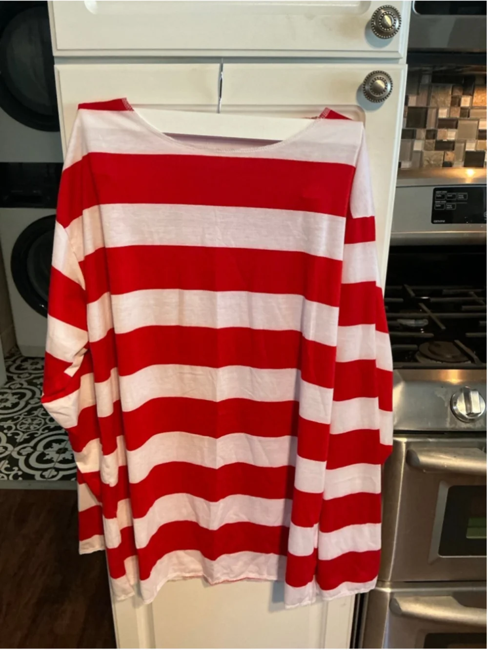 Men Women Where’s Waldo Costume Halloween NEW